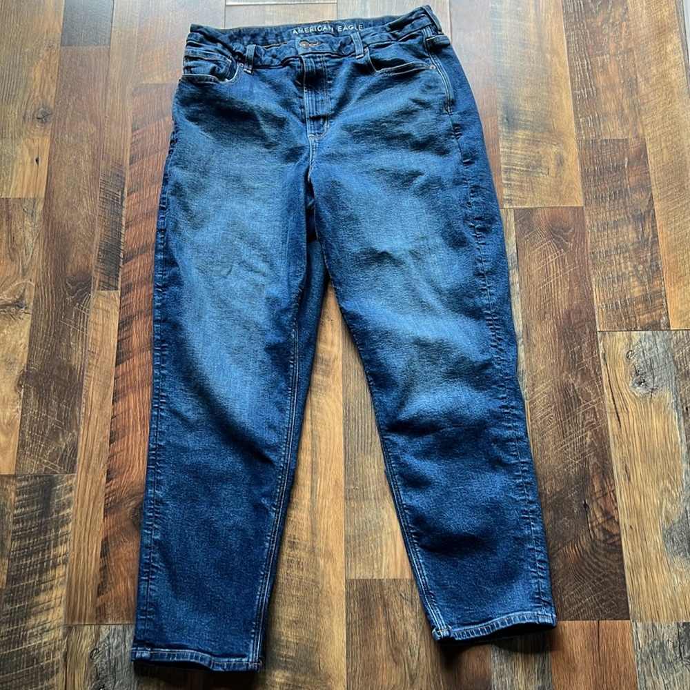 American Eagle AE Curvy Mom Jeans Plus Size 16